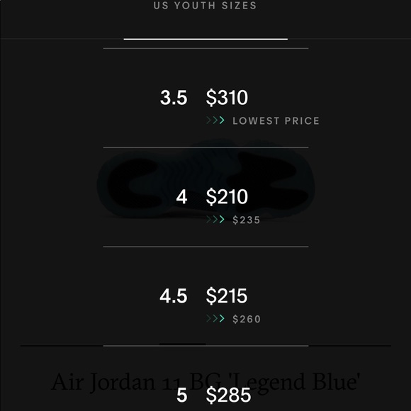 Jordan 11 BG Legend Blue - Picture 8 of 8